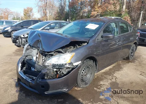 2015 Nissan Sentra Sv z USA, uszkodzony, nr VIN 3N1AB7AP7FY287860